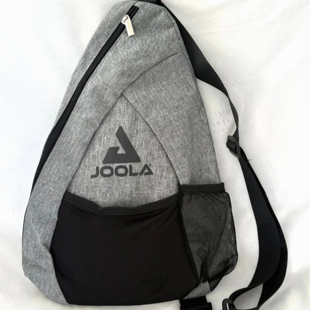 JOOLA Essentials Pickleball Sling Bag Unisex With Fence Hook Gray/Black New